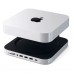 Подставка и концентратор SATECHI STAND & HUB FOR MAC MINI WITH SSD ENCLOSURE, Серебро