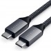 ЗАРЯДНЫЙ КАБЕЛЬ SATECHI USB-C - USB-C 100 ВТ