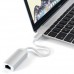 Адаптер Satechi ALUMINUM TYPE-C TO GIGABIT ETHERNET ADAPTER, Silver