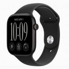 Apple Watch Series 12 GPS, 42mm Черные и черный спортивный ремешок - S/M, MJEA4 Apple Watch Series 12 GPS, 42mm Черные и черный спортивный ремешок - S/M, MJEA4