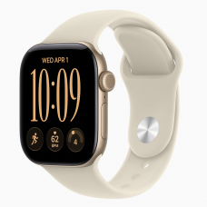 Apple Watch Series 12 GPS, 42mm Светлое золото и спортивный ремешок "Песок" - S/M, MJED4 Apple Watch Series 12 GPS, 42mm Светлое золото и спортивный ремешок "Песок" - S/M, MJED4