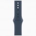 Watch Series 9 GPS 45 мм Корпус из алюминия серебристого цвета, синий спортивный ремешок M/L 