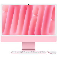 iMac 24, чип M4, 10C/10C 16/256 ГБ, Розовый, MWV43